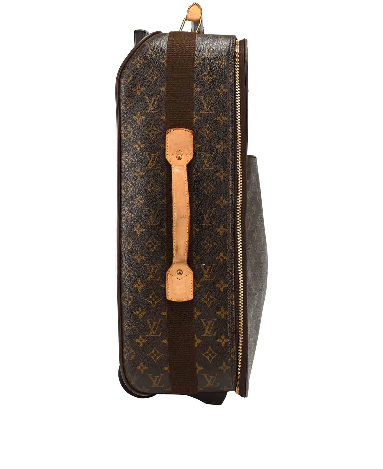 Pegase 55, &pound;1,200, Handbags, Brown, Canvas, Side view